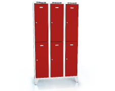  Divided cloakroom locker ALSIN with feet 1920 x 1050 x 500